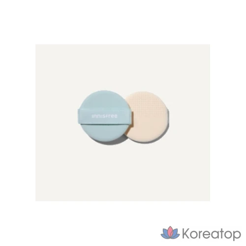 Innisfree No-Sebum Powder Cushion 14 г, ваниль (21N), 1 шт., фото 4