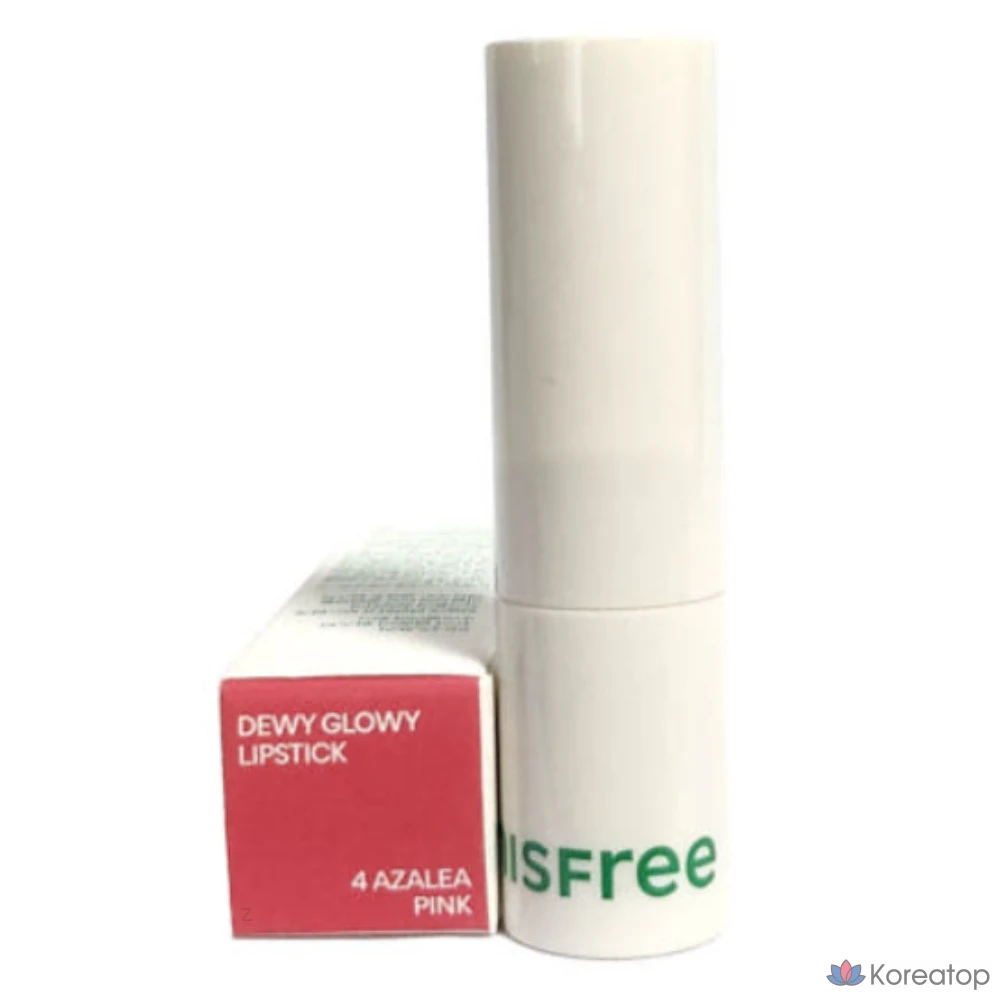 Помада Innisfree Dewy Glow, оттенок 04 Pink (Azalea Pink), 3,5 г, 1 шт.