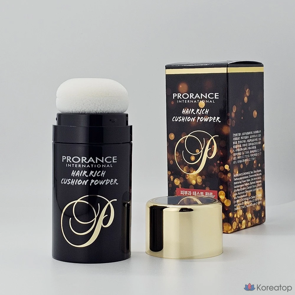 Пудра для волос Prorance Hair Rich Cushion Powder, коричневая, 1 шт., фото 5
