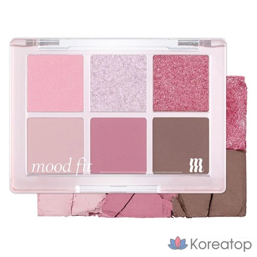 Палетка теней MERZY New Mood Fit Shadow Palette 5.4g, NM2 Syvering Icy, 1 шт.