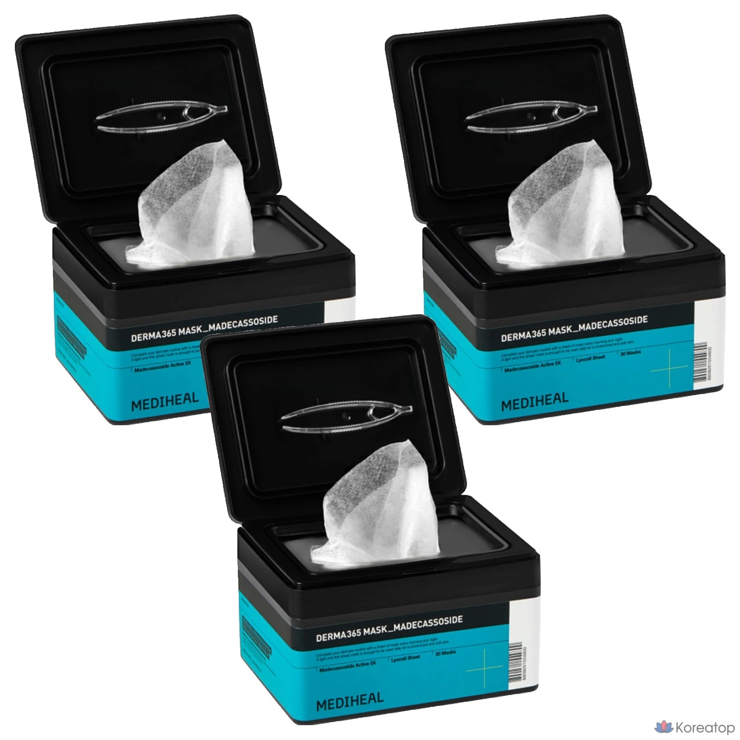 Тканевая маска для лица MEDIHEAL Derma365 Madecassoside Mask, 90 шт.