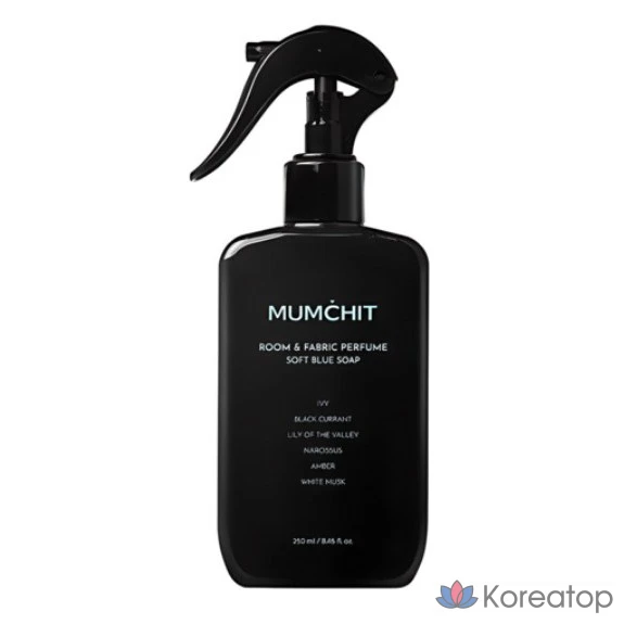 Парфюмерная вода MUMCHIT Large Capacity Fabric Perfume Eau de Parfum, мыло SOFT BLUE, 250 мл, 1 шт.