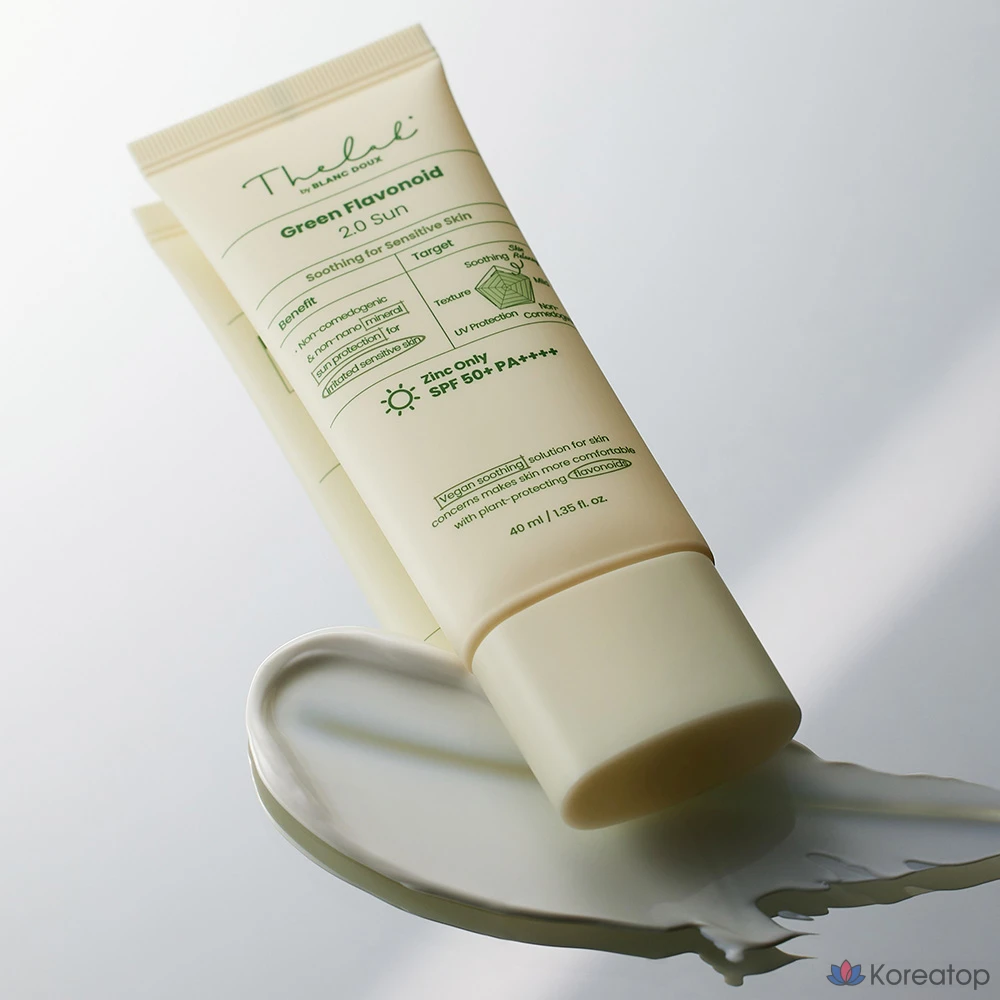 Солнцезащитный крем THE LAB by blanc doux Green Flavonoid 2.0 SPF 50+ PA++++, 40 мл, 1 шт.