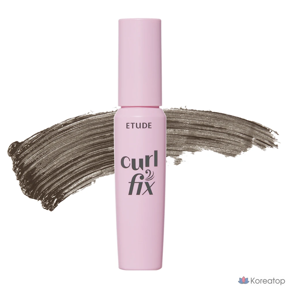 Тушь для ресниц Etude House Curl Fix Mascara Mini, 4 г, 1 шт., цвет 03 (серо-коричневый).