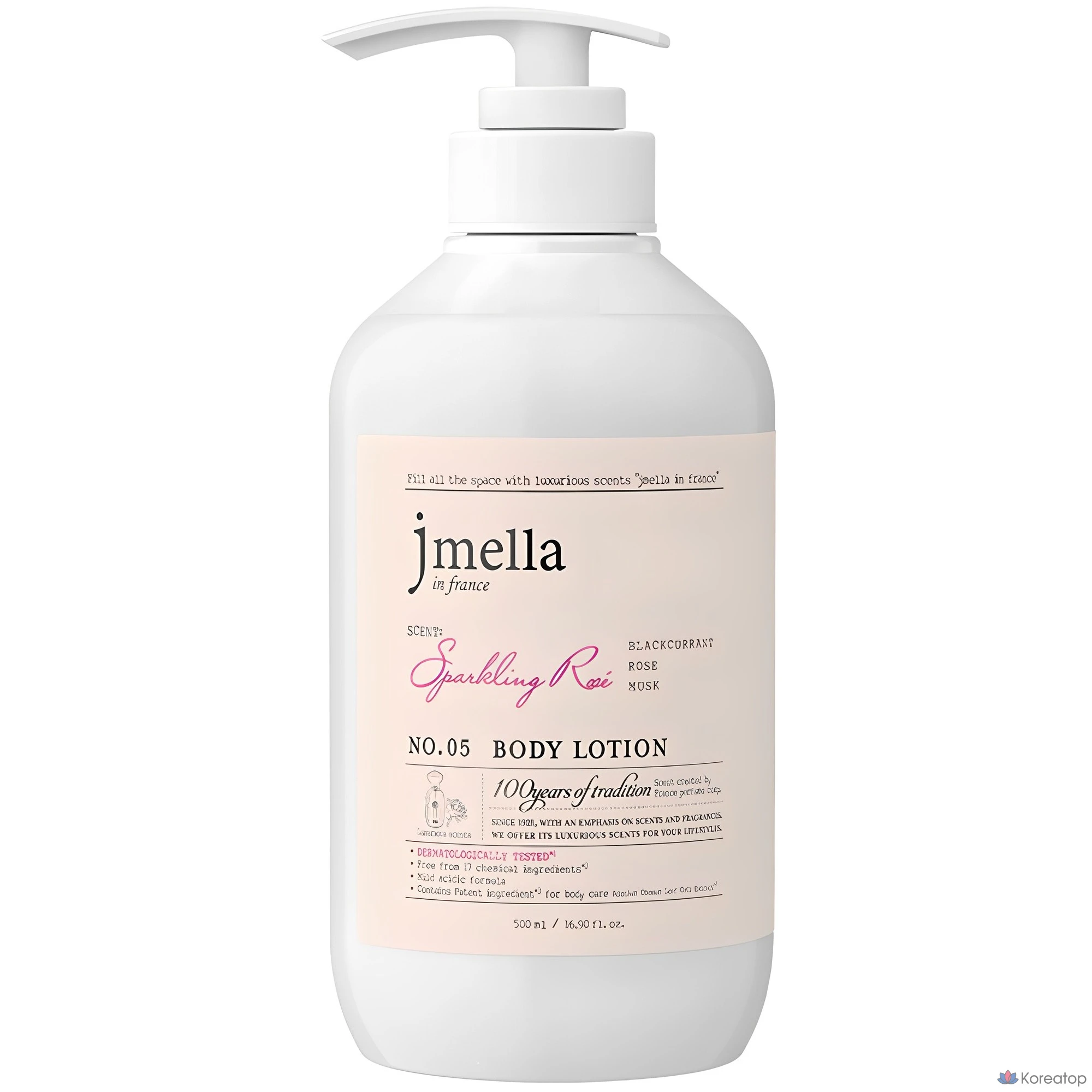 Лосьон для тела Jmella «Игристая роза», 500 мл, 1 шт.