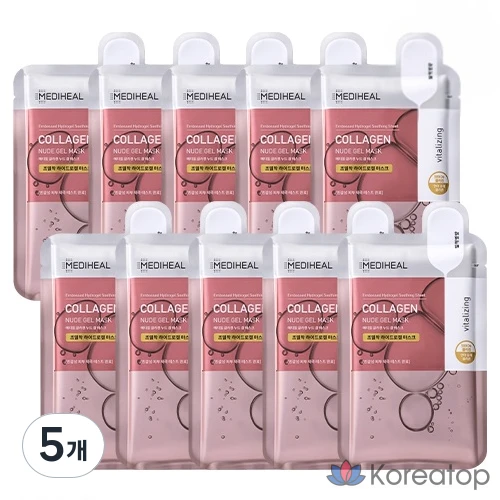 Тканевая маска для лица MEDIHEAL Collagen Nude Gel Mask, 50 шт.