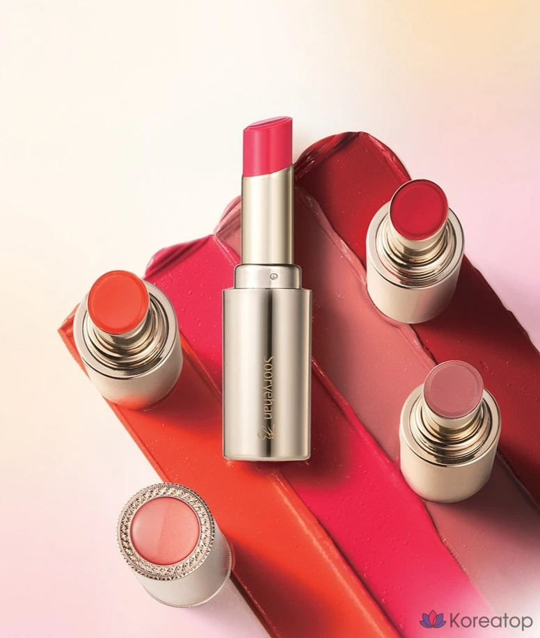 Помада Sooryehan Yeon Silk Lip Rouge, красно-оранжевая, 3,5 г, 1 шт., фото 4