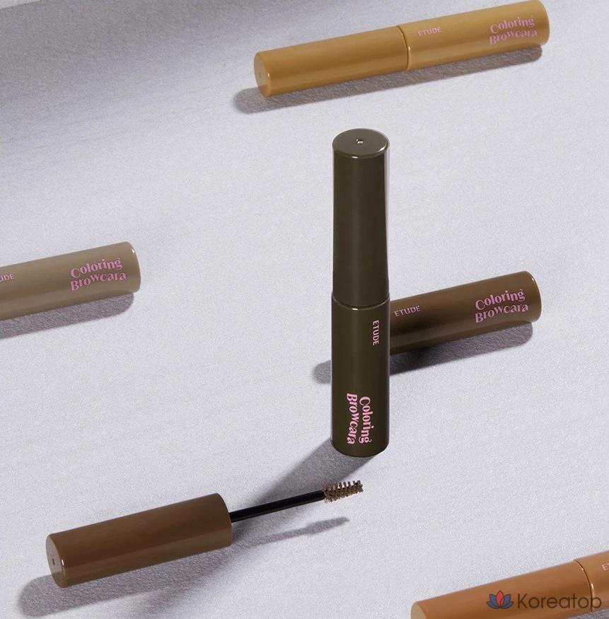 Etude House Drawing Eyes Coloring Browcara 6g, No. 1 Dark Brown, 1 шт., фото 7