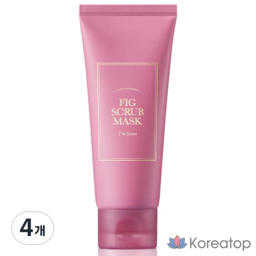 Маска-скраб «I'm From свиньи», 1 упаковка, 4 упаковки