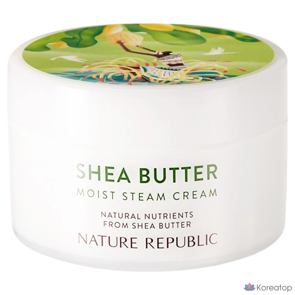 Увлажняющий крем для тела Nature Republic с маслом ши для нормальной и сухой кожи, 100 мл, 1 флакон.