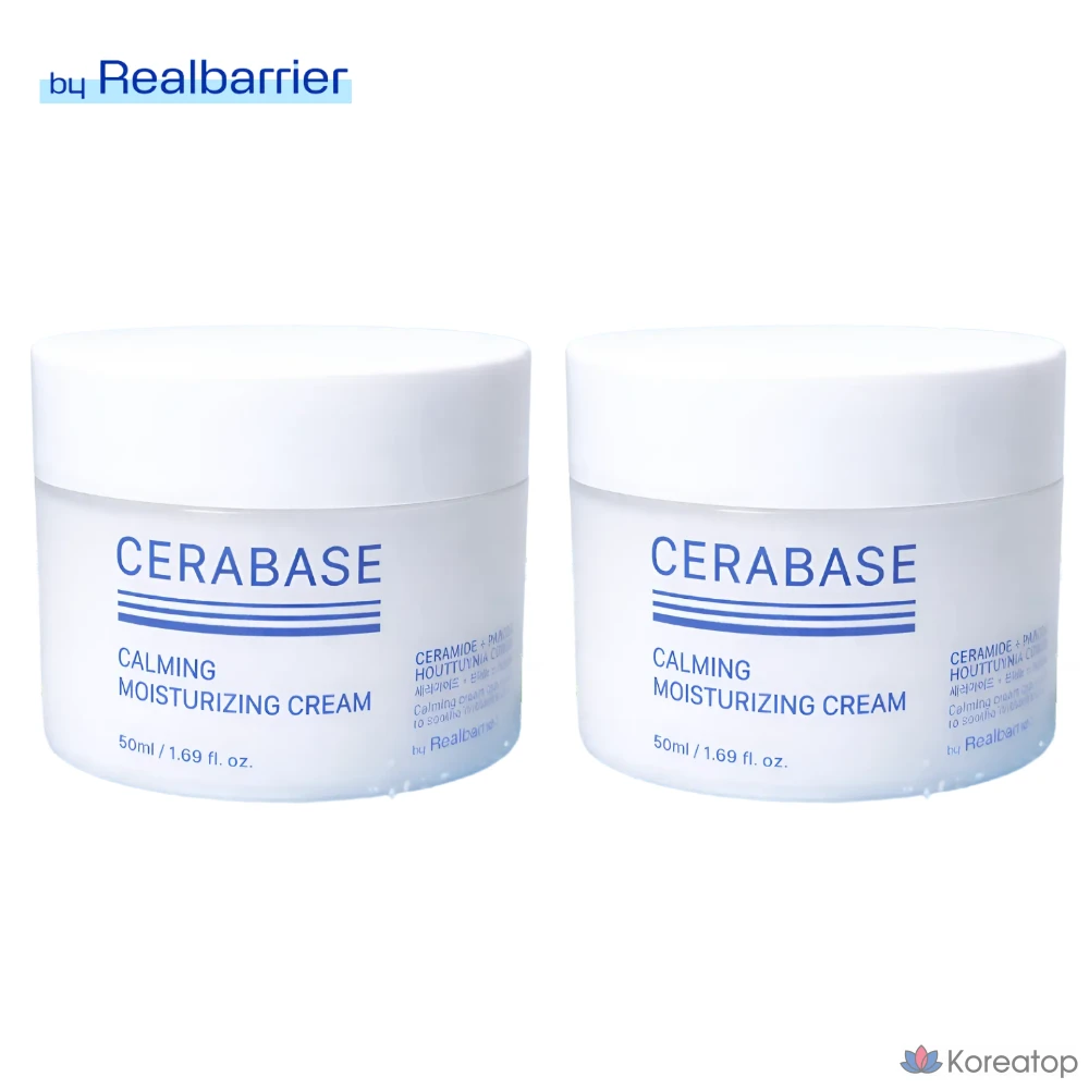 Увлажняющий крем Cosmet by Real Barrier Cerabase Calming Moisturizing Cream, 2 шт., 50 мл