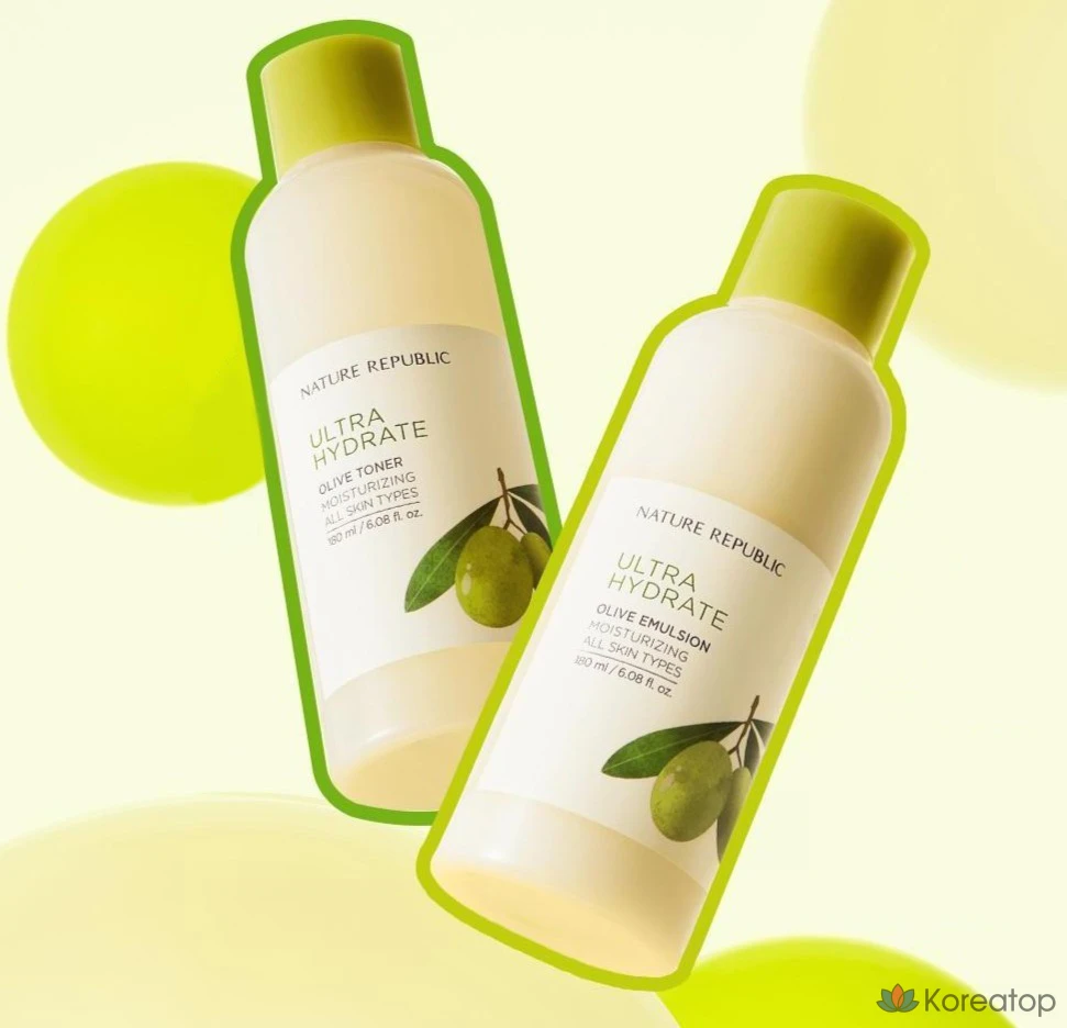 Увлажняющая оливковая эмульсия Nature Republic Really Moist, 180 мл, 1 шт.