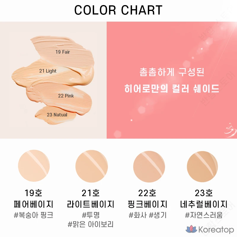 Тональный крем-кушон Hero Cushion (основной продукт + сменный блок), № 23, оттенок Natural Beige, 1 шт., фото 2