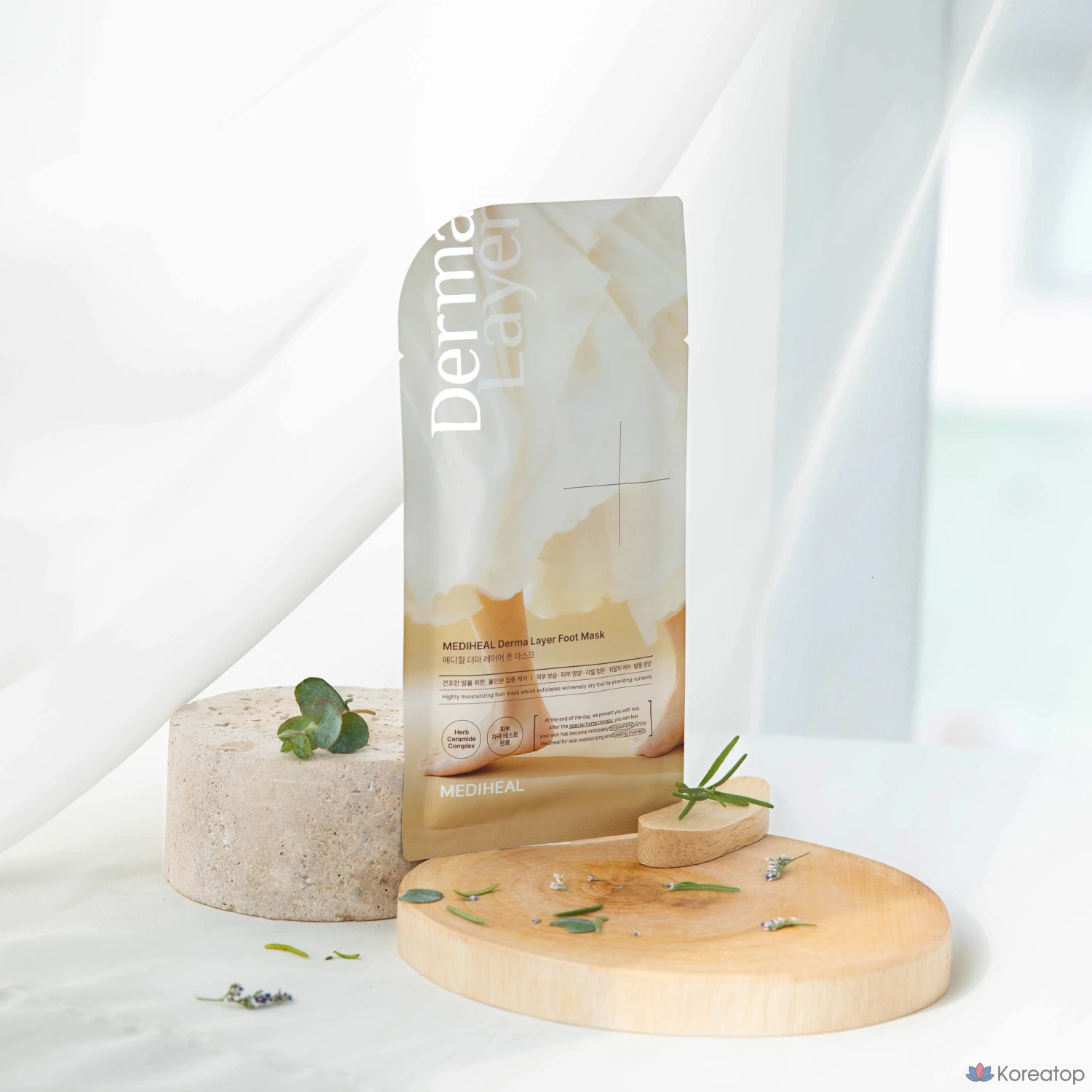 Маска для ног Mediheal Derma Layer, 10 штук, 18 мл, 1 упаковка, фото 3