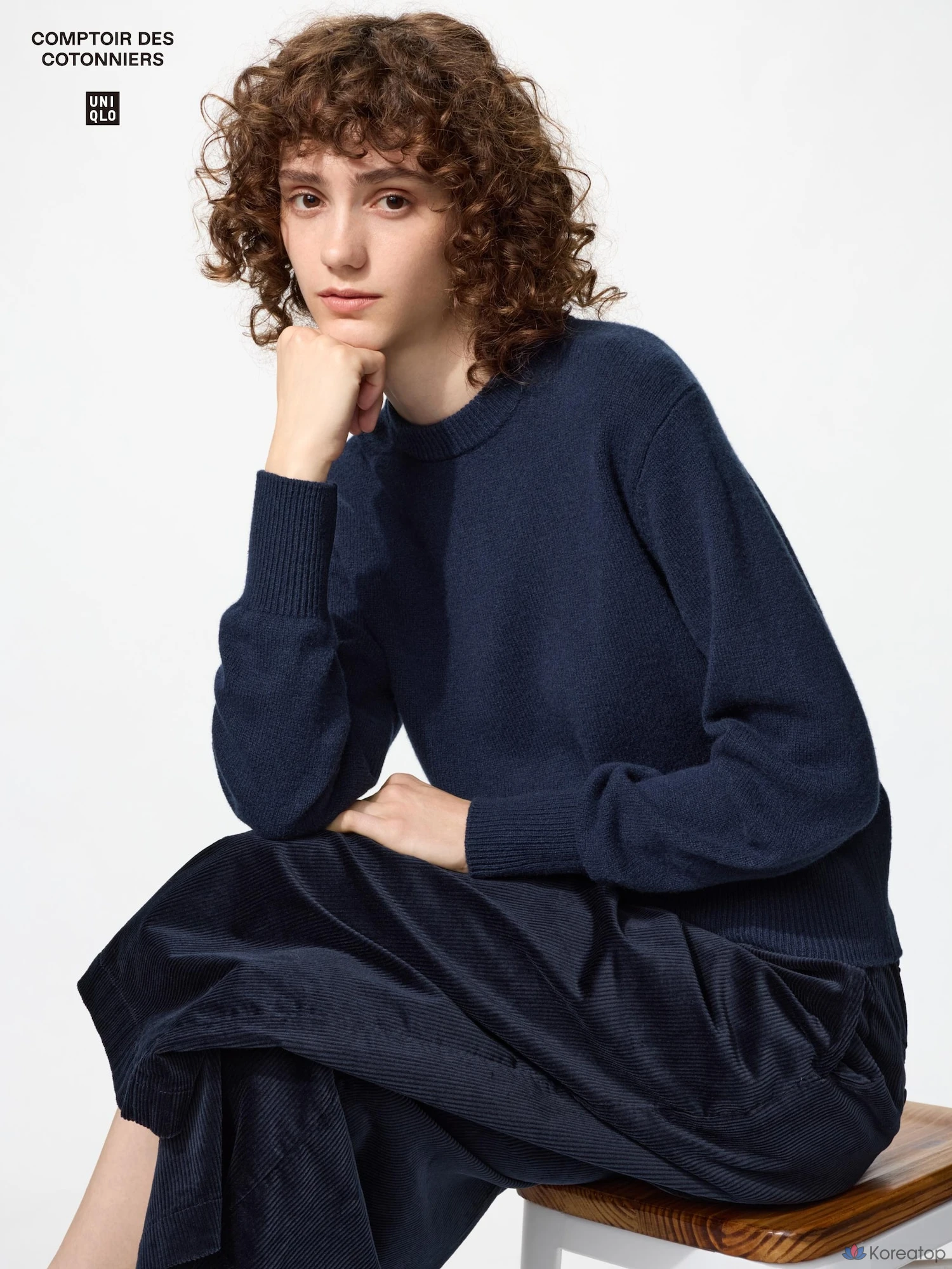 Свитер Uniqlo Lambswool Crew Neck