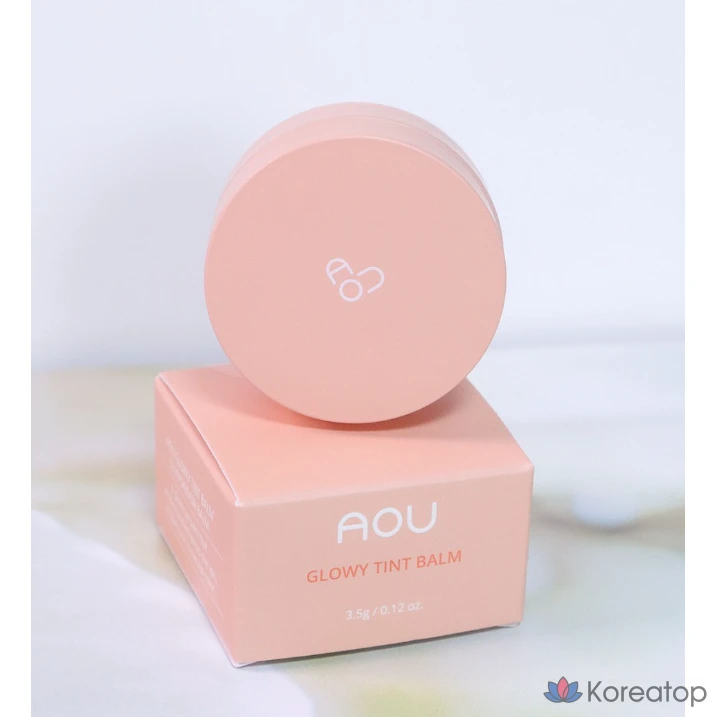 бальзам для губ Vitality, бальзам для губ цвета крови, бальзам-тинт Glow Glass Ball Glow Tint Balm 02 Hongsi Balm, бальзам-тинт AOU Tint Balm 02 Hongsi Balm, 3,5 г, 1 шт., фото 2