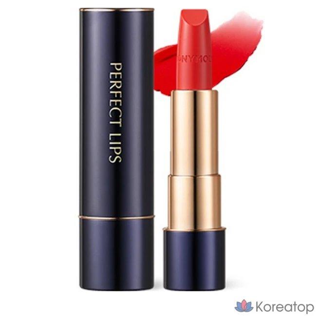 Помада Tony Moly Perfect Lips Rouge Intense, 3,5 г, 1 шт., цвет 008 Ruby Red