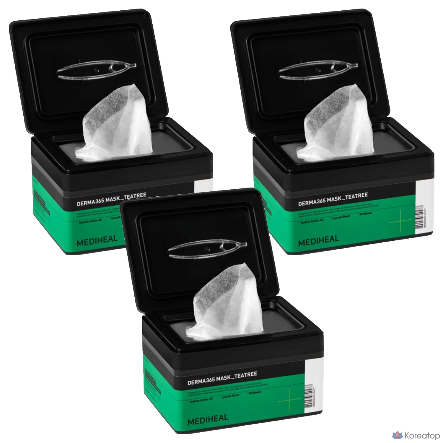 Тканевая маска для лица MEDIHEAL Derma365 Mask Tea Tree, 90 шт.
