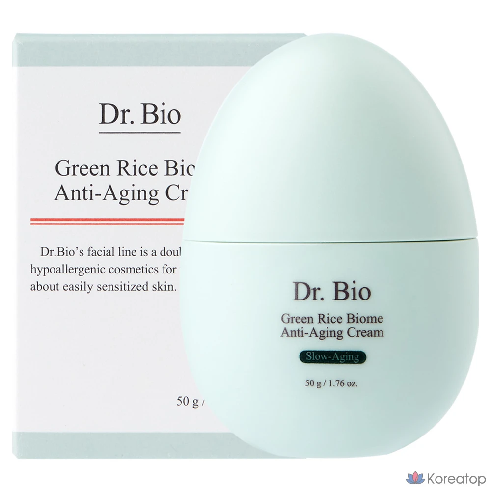 Крем для отбеливания и повышения эластичности кожи Dr. Bio Green Rice Biome Whitening Elasticity Cream, 1 шт., 50 г