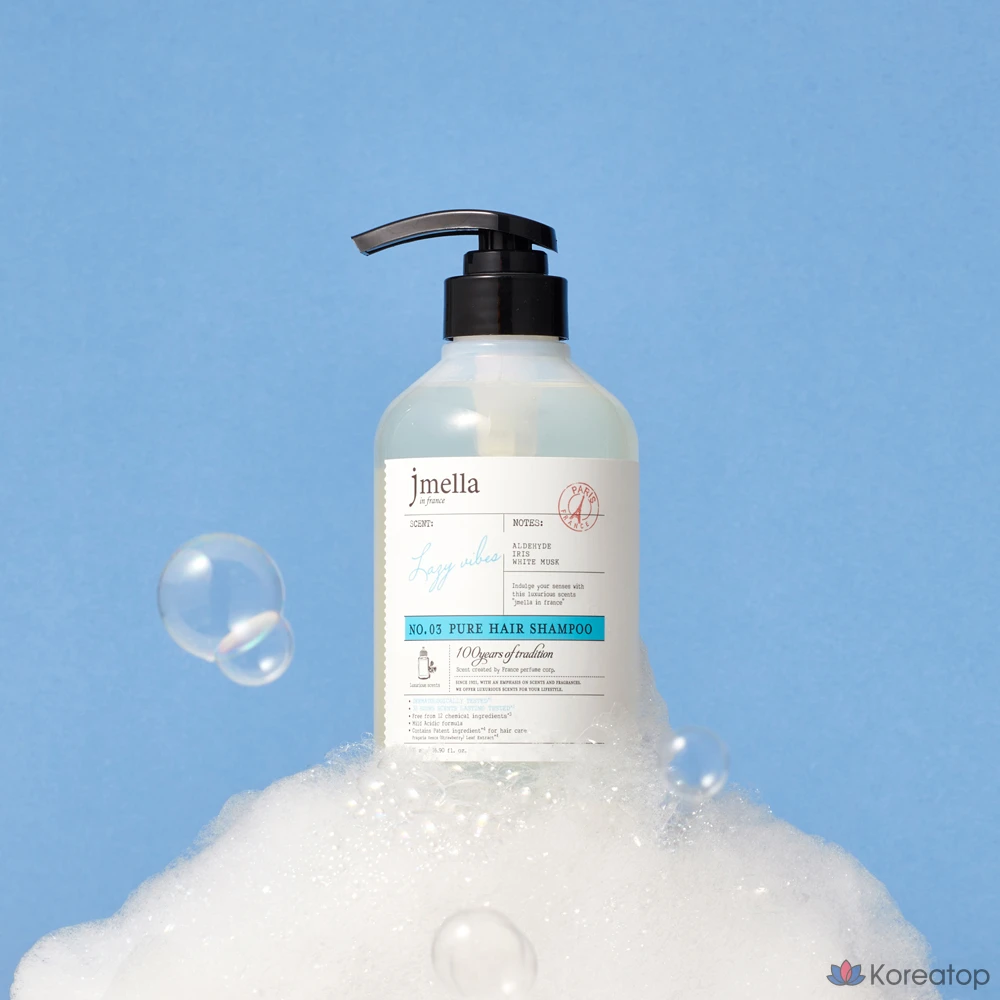 Шампунь для волос Jmella Pure Lazy Vibe White Musk, Франция, 500 мл, 1 шт.