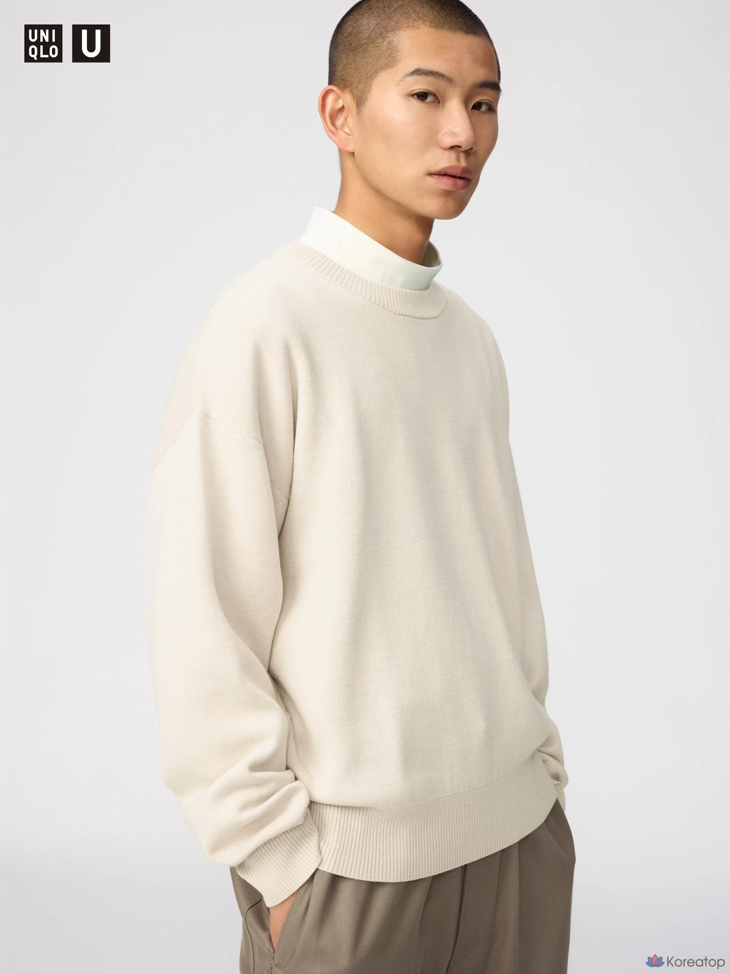 Свитер Uniqlo Double Face Crew Neck