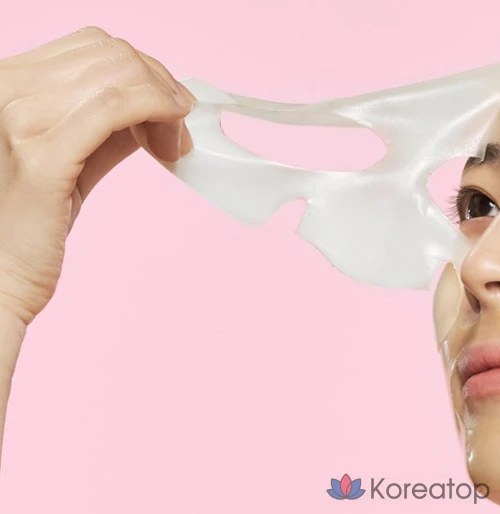 Маска для лица CKD Chong Kun Dang Health Retino Collagen Low Molecular 300, повышающая эластичность и сияние кожи, 1 упаковка, 30 штук., фото 8