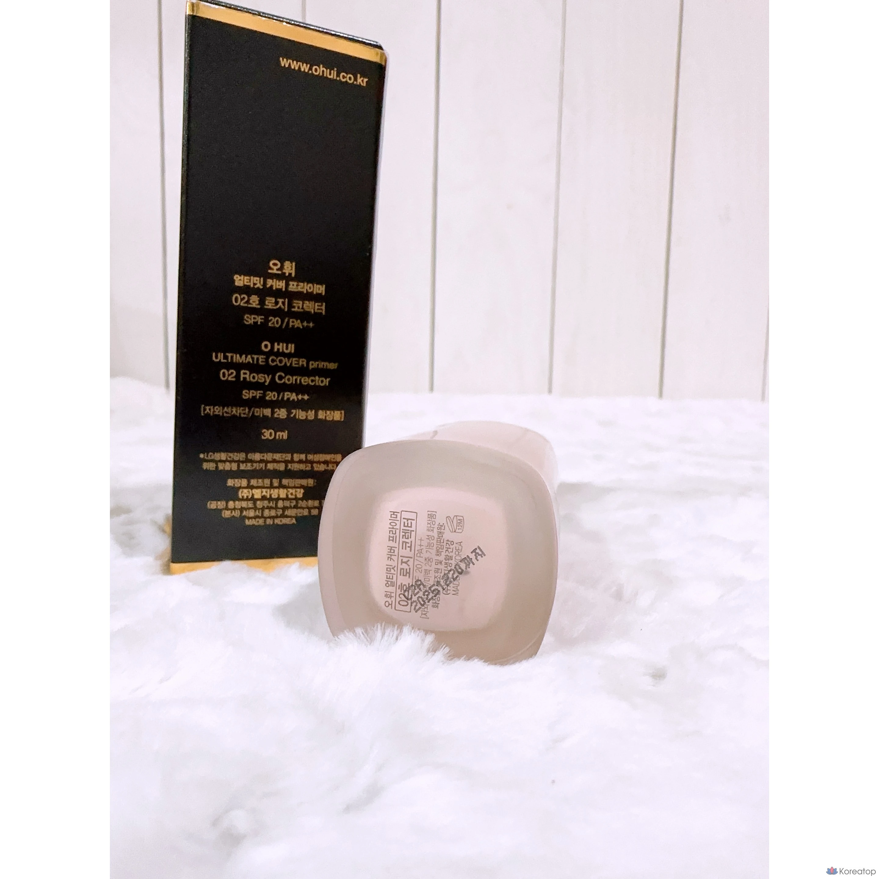 Праймер Ohui Ultimate Cover Primer 30 мл, розовый корректор, синий корректор, № 03, синий корректор, 1 шт., фото 4