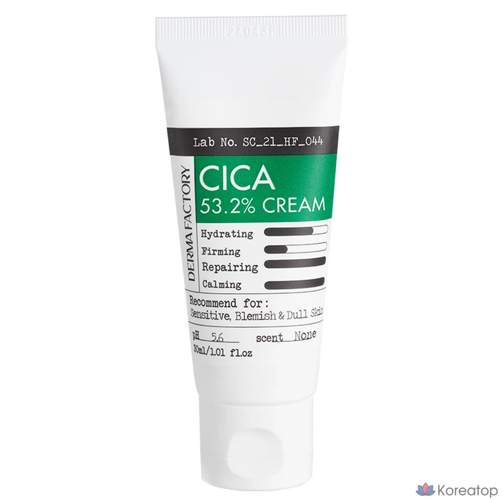 Крем Derma Factory Cica 53,2%, 30 мл, 1 шт.