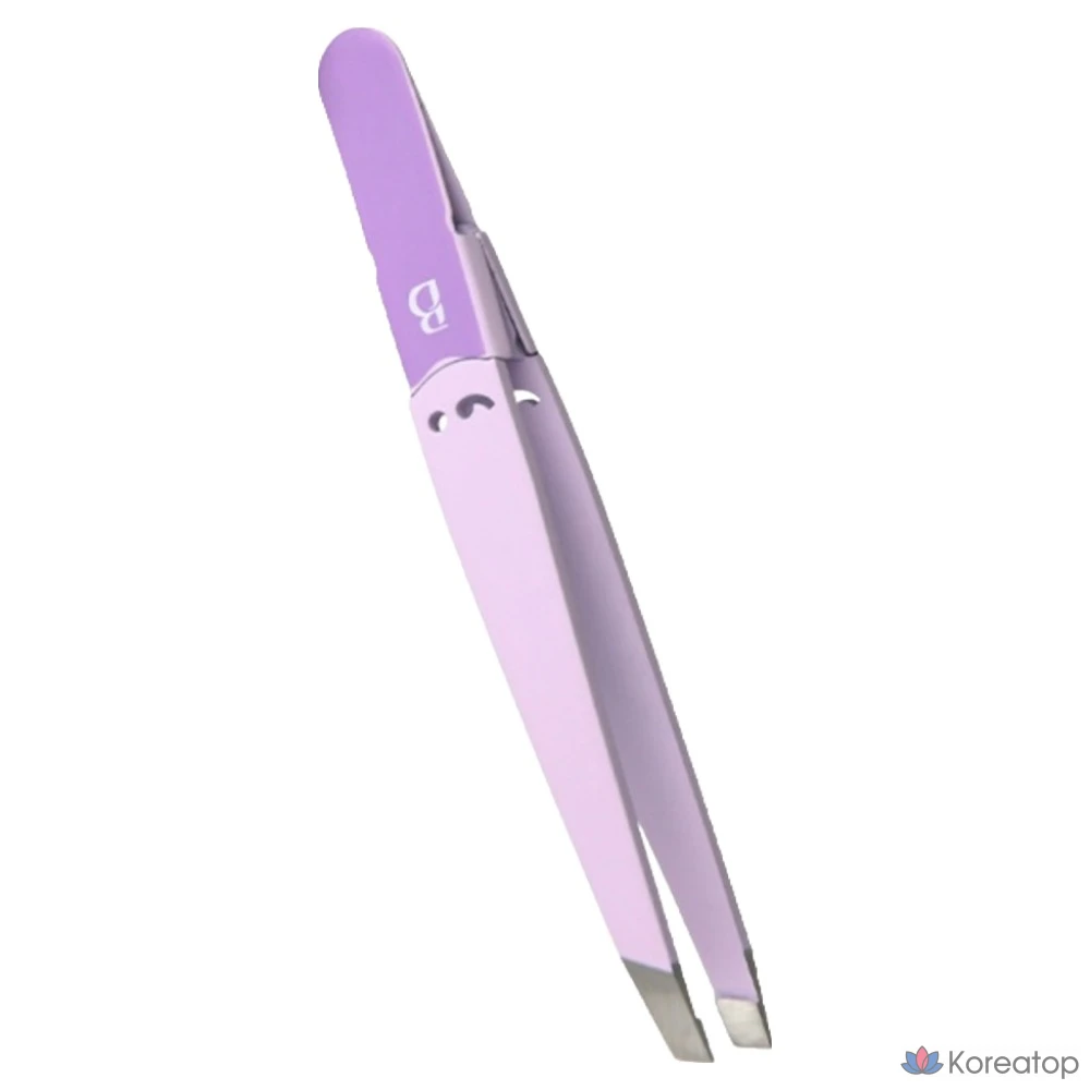 Пинцет для депиляции бровей BOCAS STW-200, 1 шт., фиолетовый