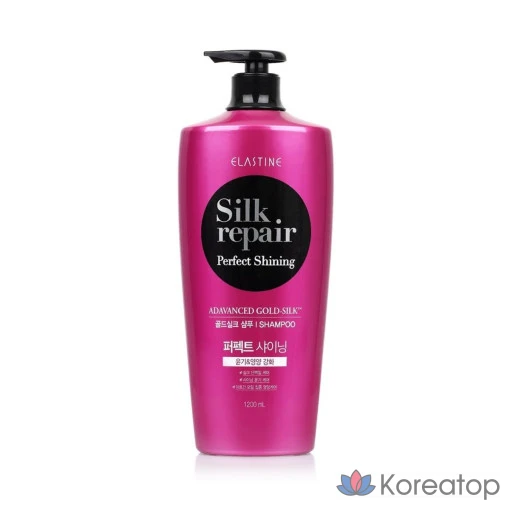 Шампунь Elastine Silk Repair Shining Shampoo, 1000 мл, 1 л, 1 шт.
