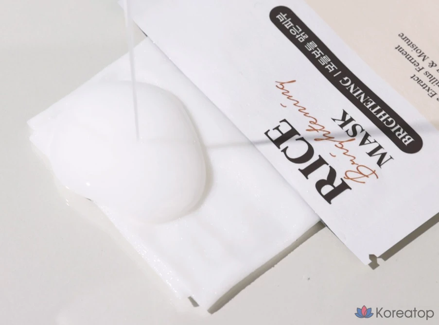 Осветляющая рисовая тканевая маска для лица Skinfood, 2 упаковки, 10 листов, фото 4