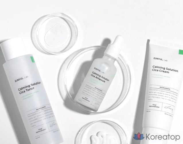 Успокаивающий раствор Eunyul Silver Lab Cica в ампулах, 50 мл, 1 шт.