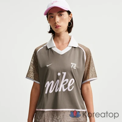 Топ женский Nike Sportswear Lace Polo Jersey Top