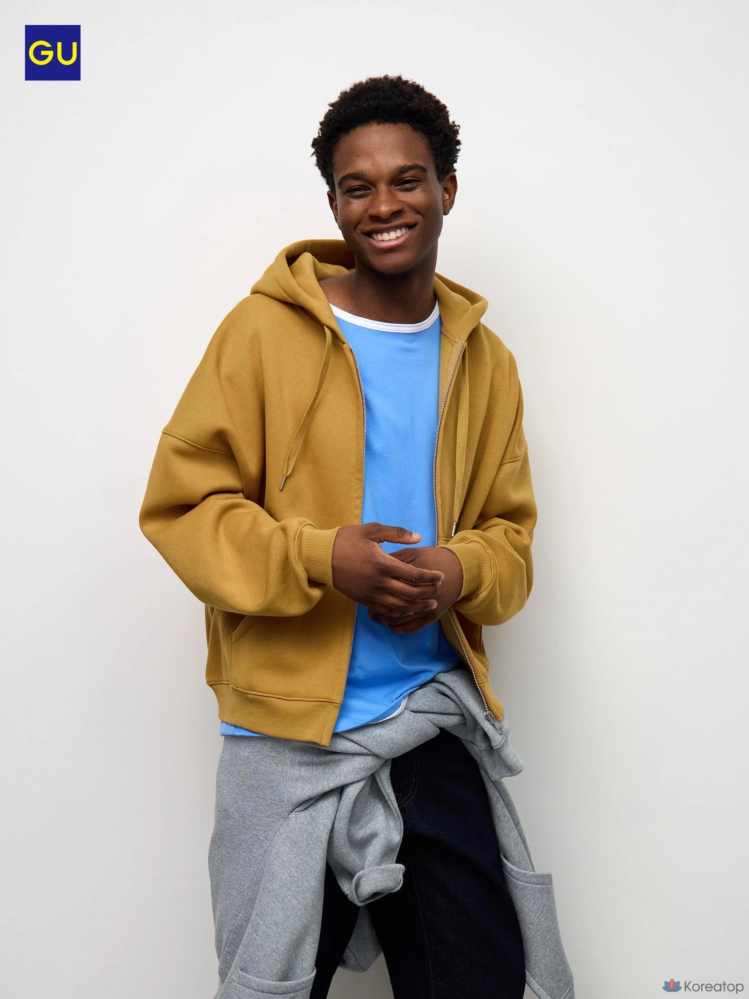 Худи на молнии Uniqlo Heavyweight Sweat Cocoon Full Zip Hoodie