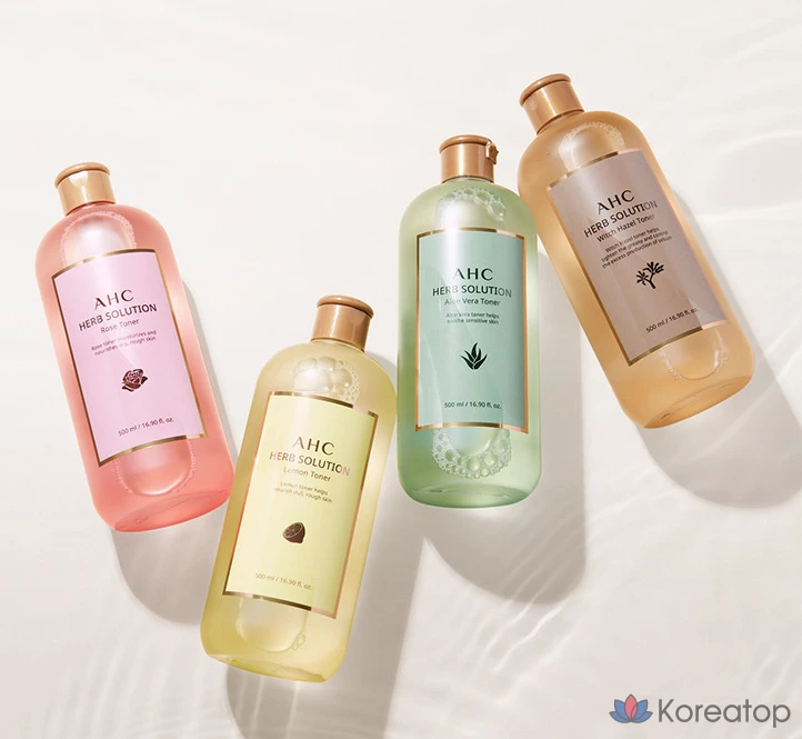 Тоник для тела AHC Herb Solution со вкусом лимона, 500 мл, 1 шт.