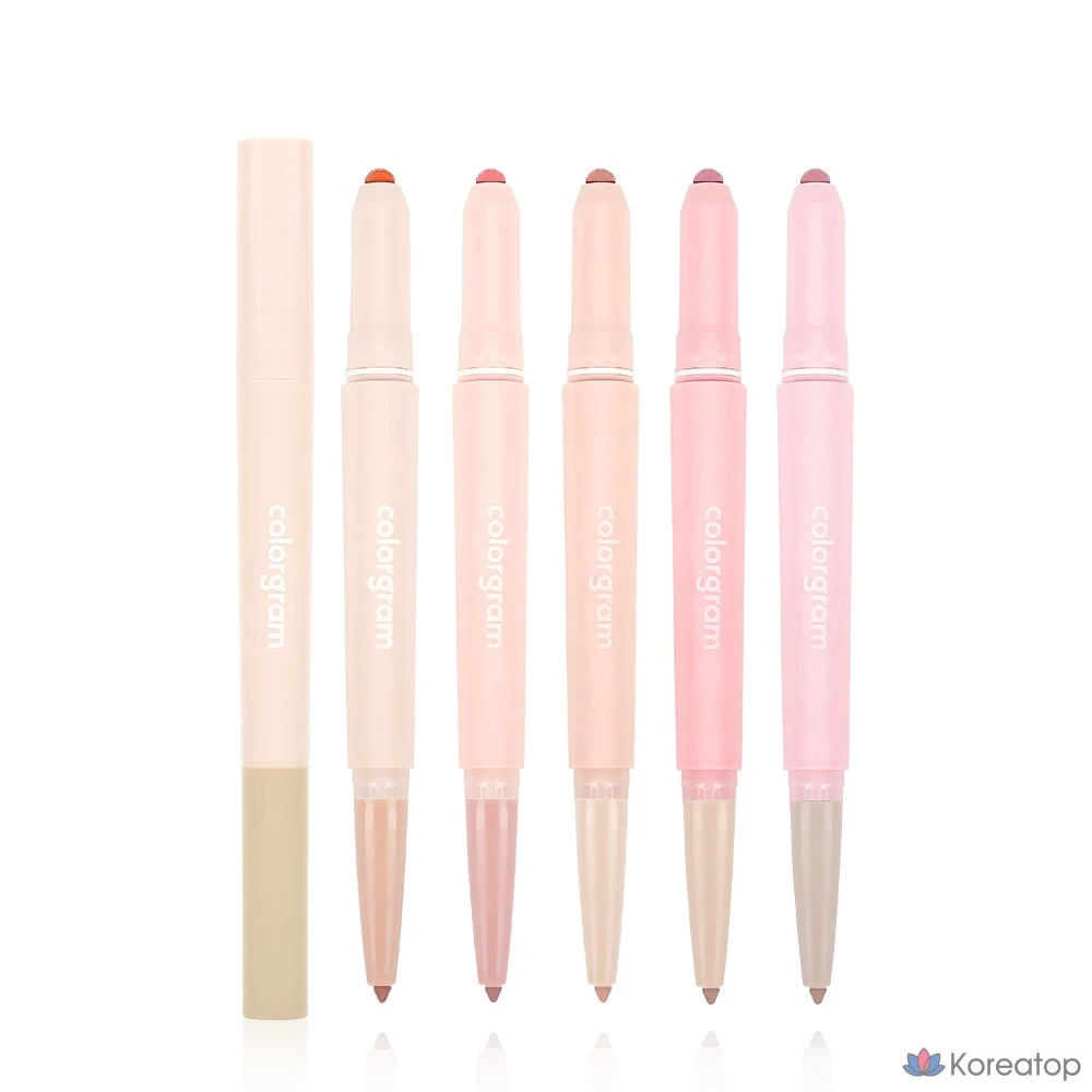 Универсальный карандаш для губ Colorgram All-in-One Overlip Maker, № 5 Холодная роза (холодный розовый оттенок + натуральный холодный коричневый), 1 шт.