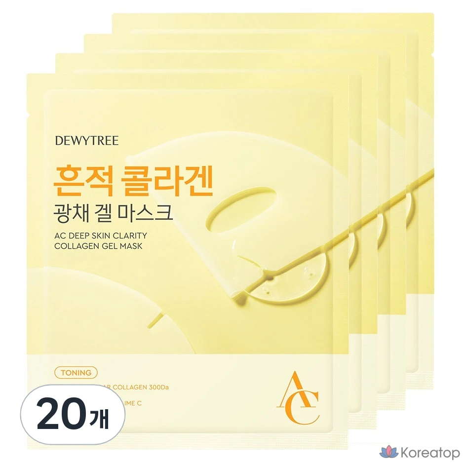 Гелевые маски Dewtree AC Deep Trace с коллагеном, 4 шт., 5 шт.