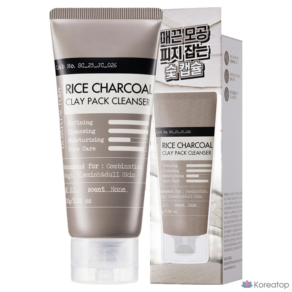 Очищающая маска для пор Derma Factory Smooth Pore Clay Pack Cleanser, 100 г, 1 шт.