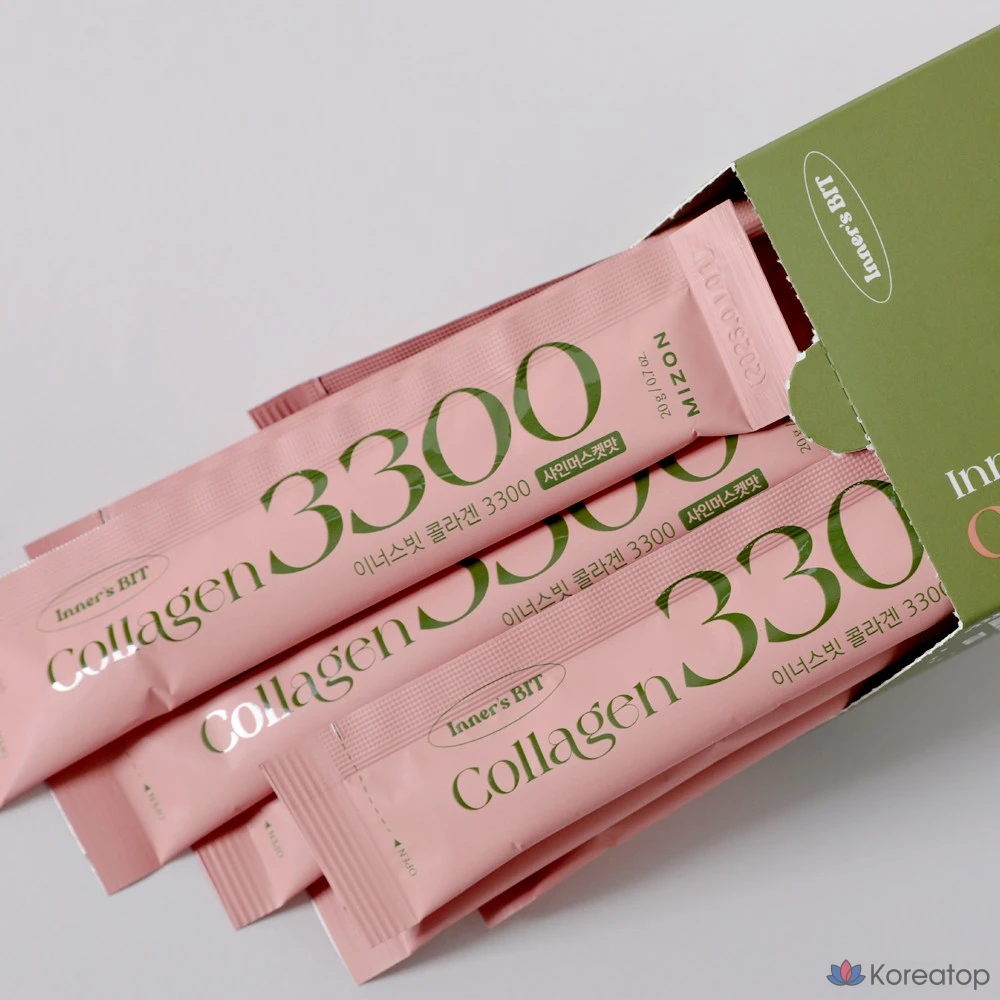 Mizon Innersvit Premium Plant-Based Vegan Edible Collagen Jelly Stick 3300mg, 14 пакетиков, 3 коробки, 280 г, фото 7