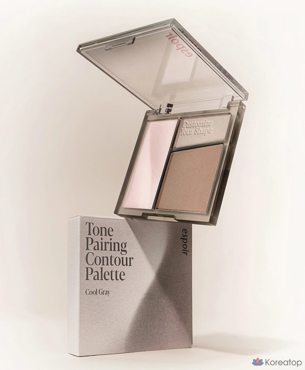 Палетка для контурирования Espoir Tone Pairing Contour Palette 10 г, № 2, холодный серый, 1 шт.