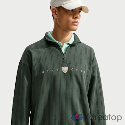 Топ для гольфа мужской Nike Fairway Fresh Therma-FIT Oversized Half-Zip