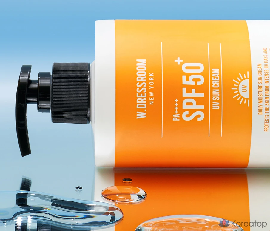 Увлажняющий солнцезащитный крем W.Dressroom SPF50+ PA++++, 500 мл, 1 шт., фото 5