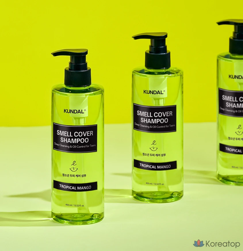Шампунь Kundal All Day Smell Cover Youth с ароматом тропического манго, 400 мл, 1 шт.