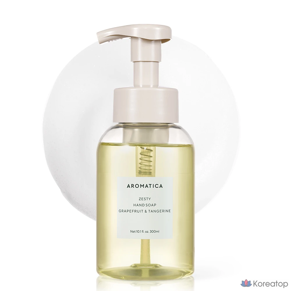 Жидкое мыло для рук Aromatica Zesty с грейпфрутом и мандарином, 300 мл, 1 шт.