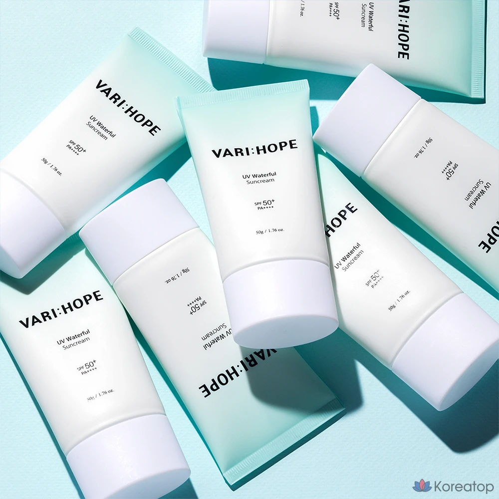 Солнцезащитный крем VARI:HOPE UV Waterfull SPF50+ PA++++, 50 г, 1 шт.