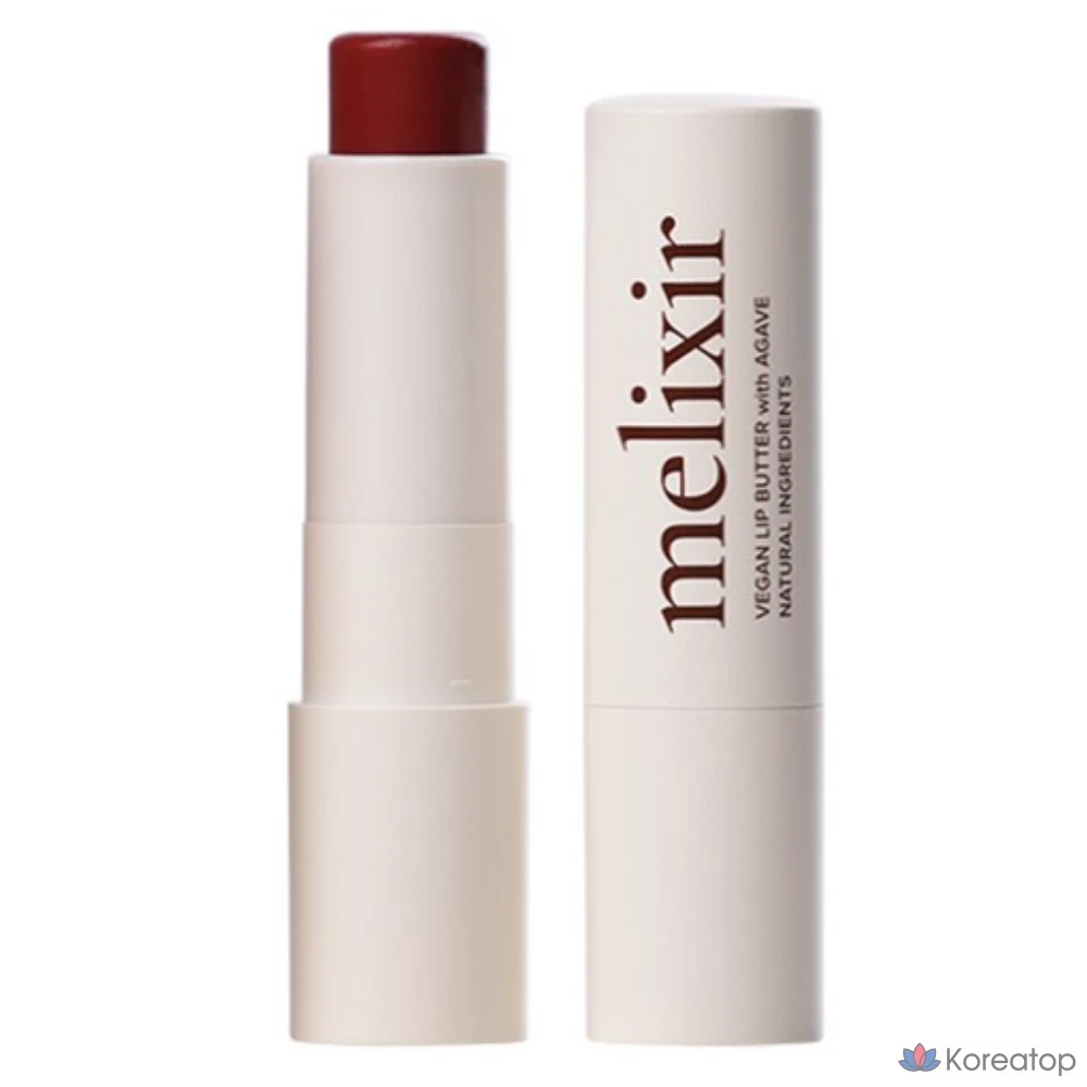 Бальзам для губ Melixir Lip Butter, оттенок Autumn Rain/Marsala Red, 3.9 г, 1 шт.