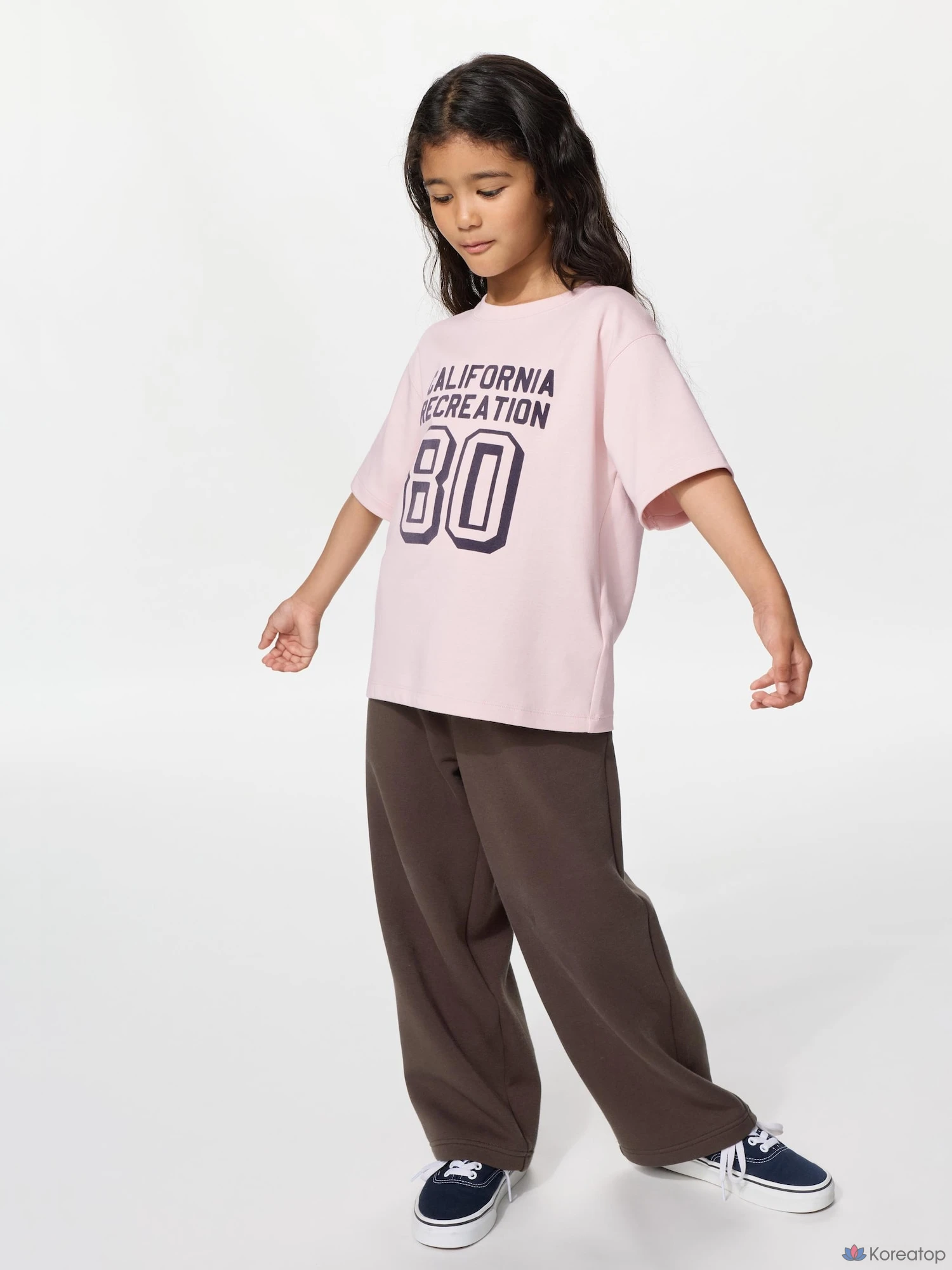 Брюки детские Uniqlo Dry Sweat Wide Pants