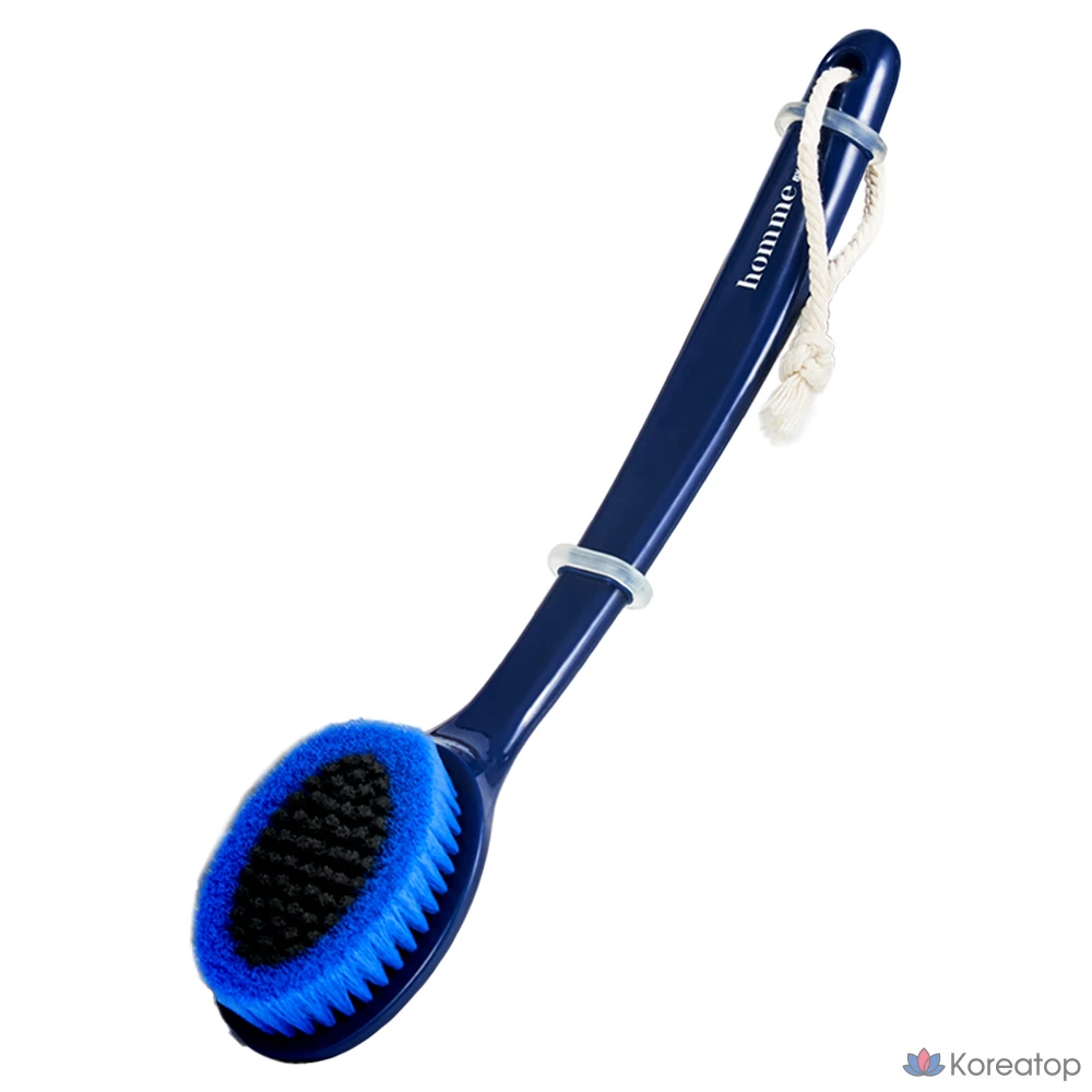 Универсальная щетка для тела Akei Derma+ Homme, темно-синяя, 1 шт.