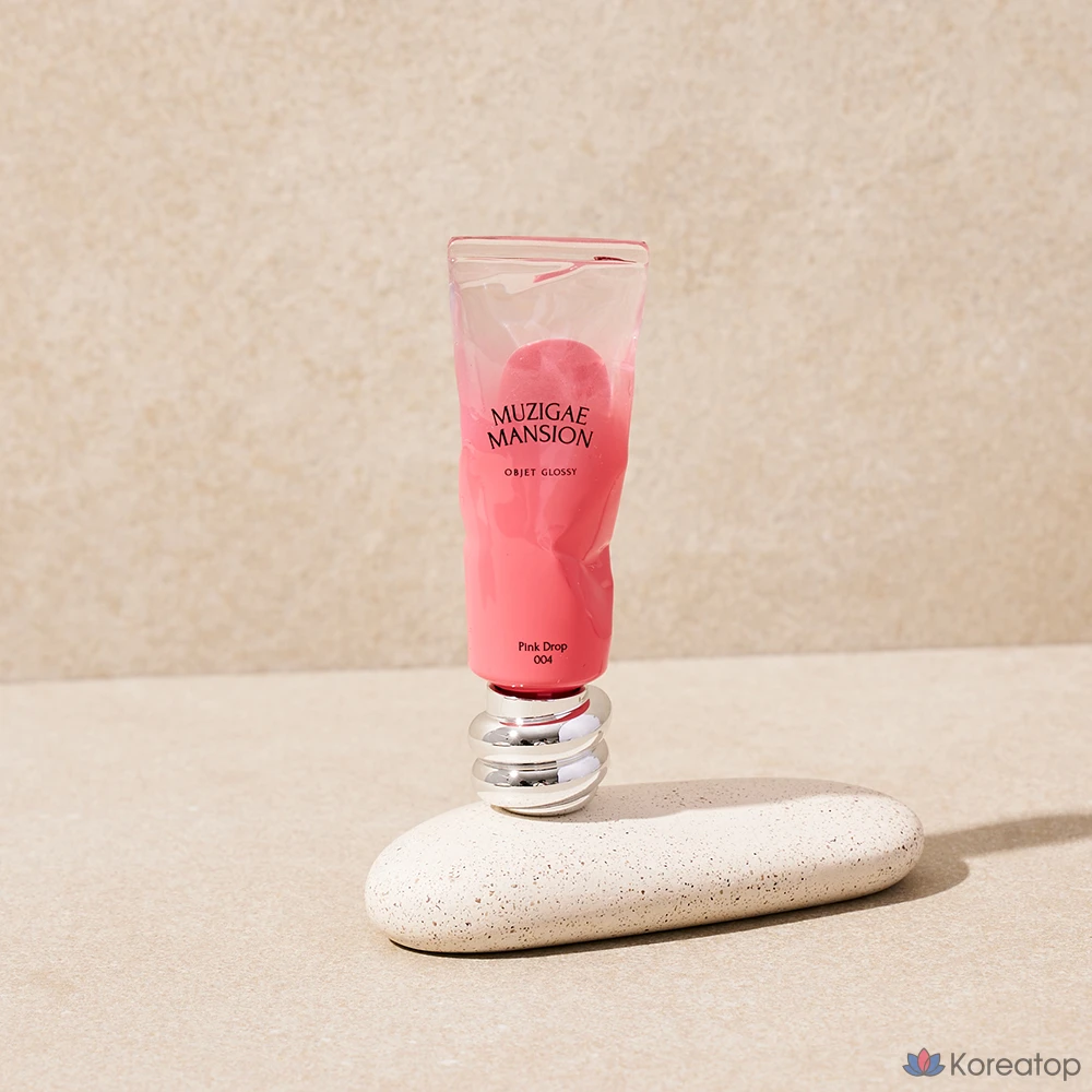 Глянцевый тинт для губ Muzigae Mansion Objet Glossy, оттенок 004 Pink Drop, 1 шт., фото 3