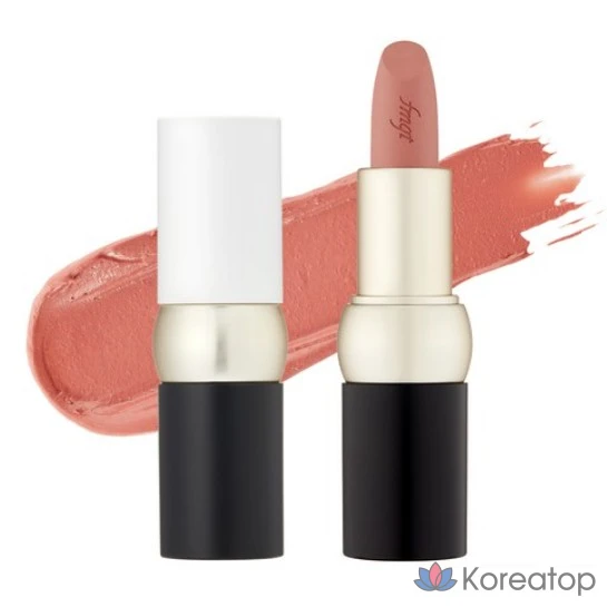 Помада The Face Shop FMGT New Bold Velvet Lipstick, 1 шт., оттенок 04 NUDE APRICOT